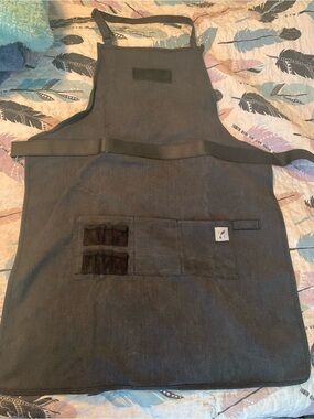 Young Living Charcoal Gray Logo Patch Essential Oil Apron